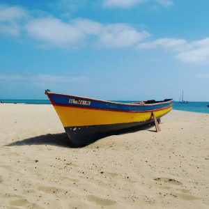 santa maria, sal, cape verde, cabo verde, fishing boat