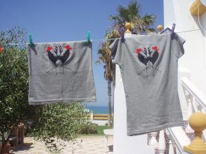 cockerel, t-shirts, screen printing