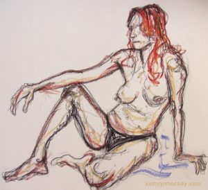 life drawing, model, sketching, vejer sketchers, charcoal, pastel