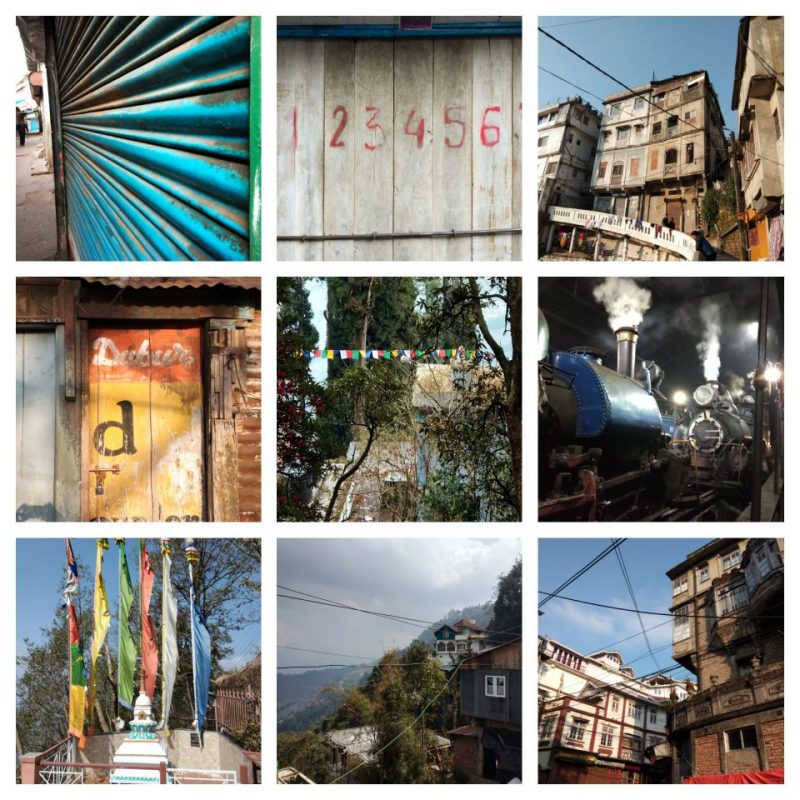 darjeeling, west bengal, india, travel photography, travel blog, prayer flags, market, hill station