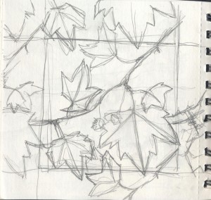 Plane-tree-pattern-sketch2kathryn-hockey-artist-illustrator-web