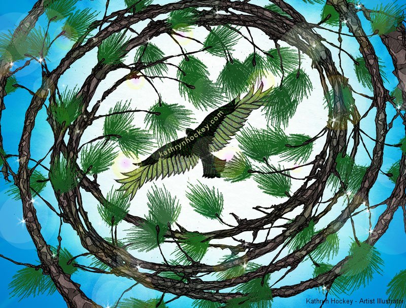 spiralling-branches-the-black-dawg-kathryn-hockey-artist-illustrator-web