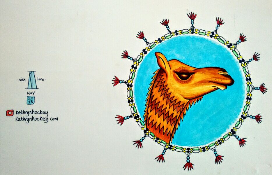 pushkar-camel-mural-kathryn-hockey-artist-illustrator